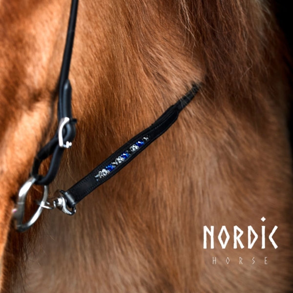 Nordic Horse Supergrip Zügel Colour Mix blau